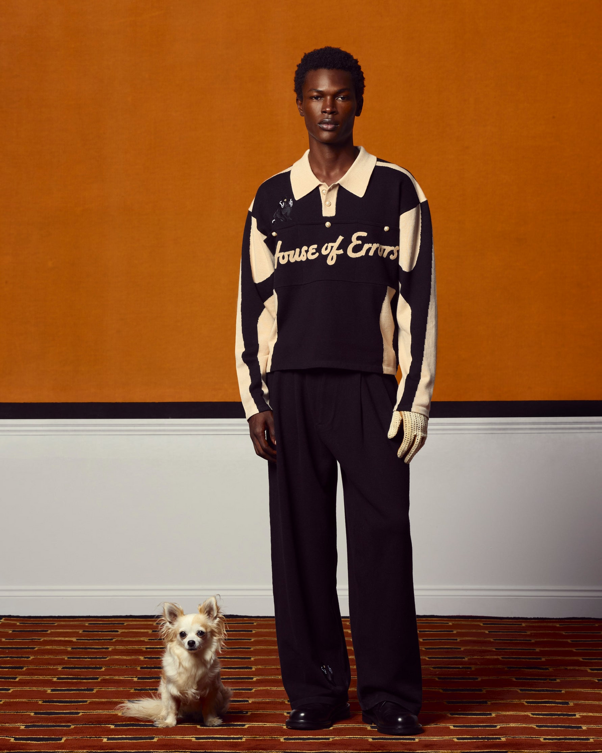House Of Errors Knitted Cat Burglar Trousers
