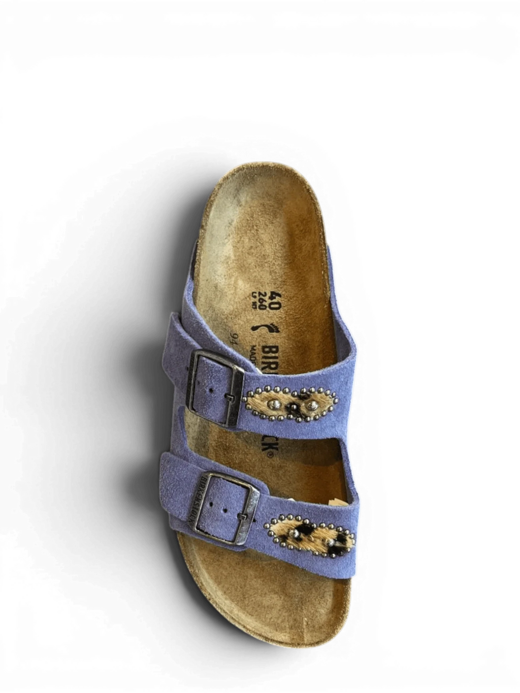 HTC X BIRKENSTOCK Los Angeles Arizona Purple Suede Horsy Moustache