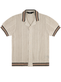 AINKER Mocha Knit Button Shirt