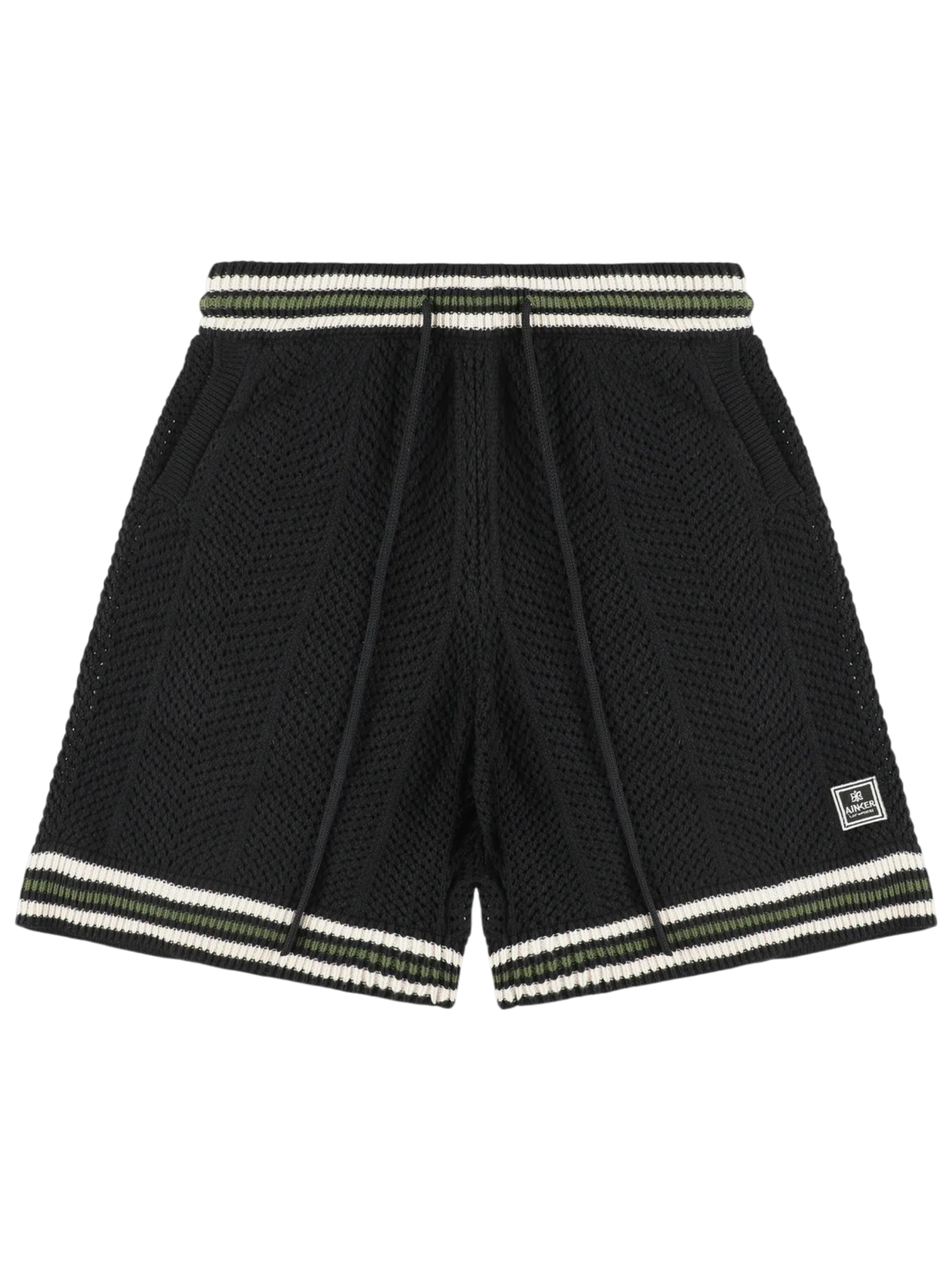 AINKER – 802 Black Knit Short Pant