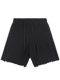 AINKER Black Knit Short Pant