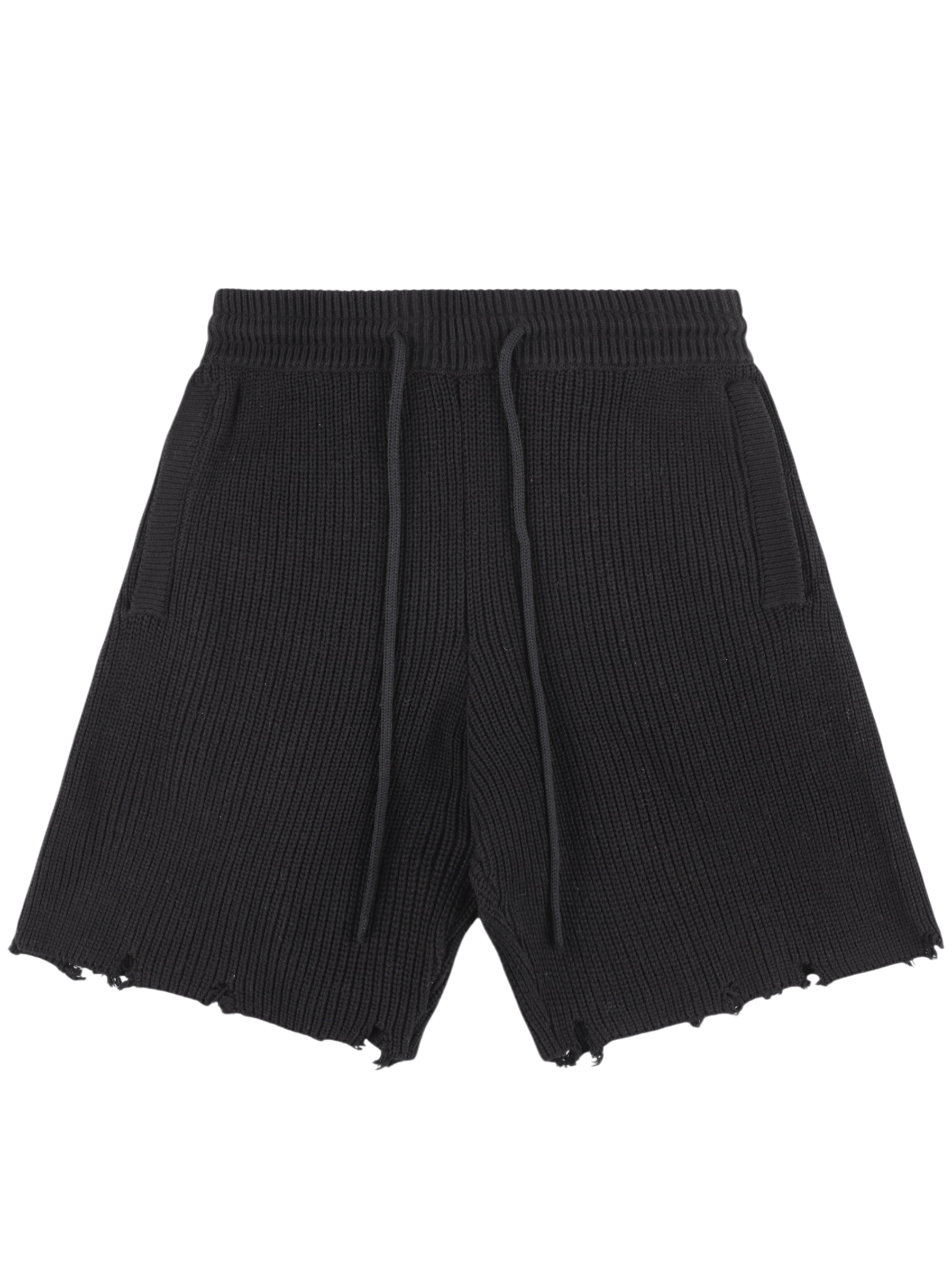 AINKER Black Knit Short Pant