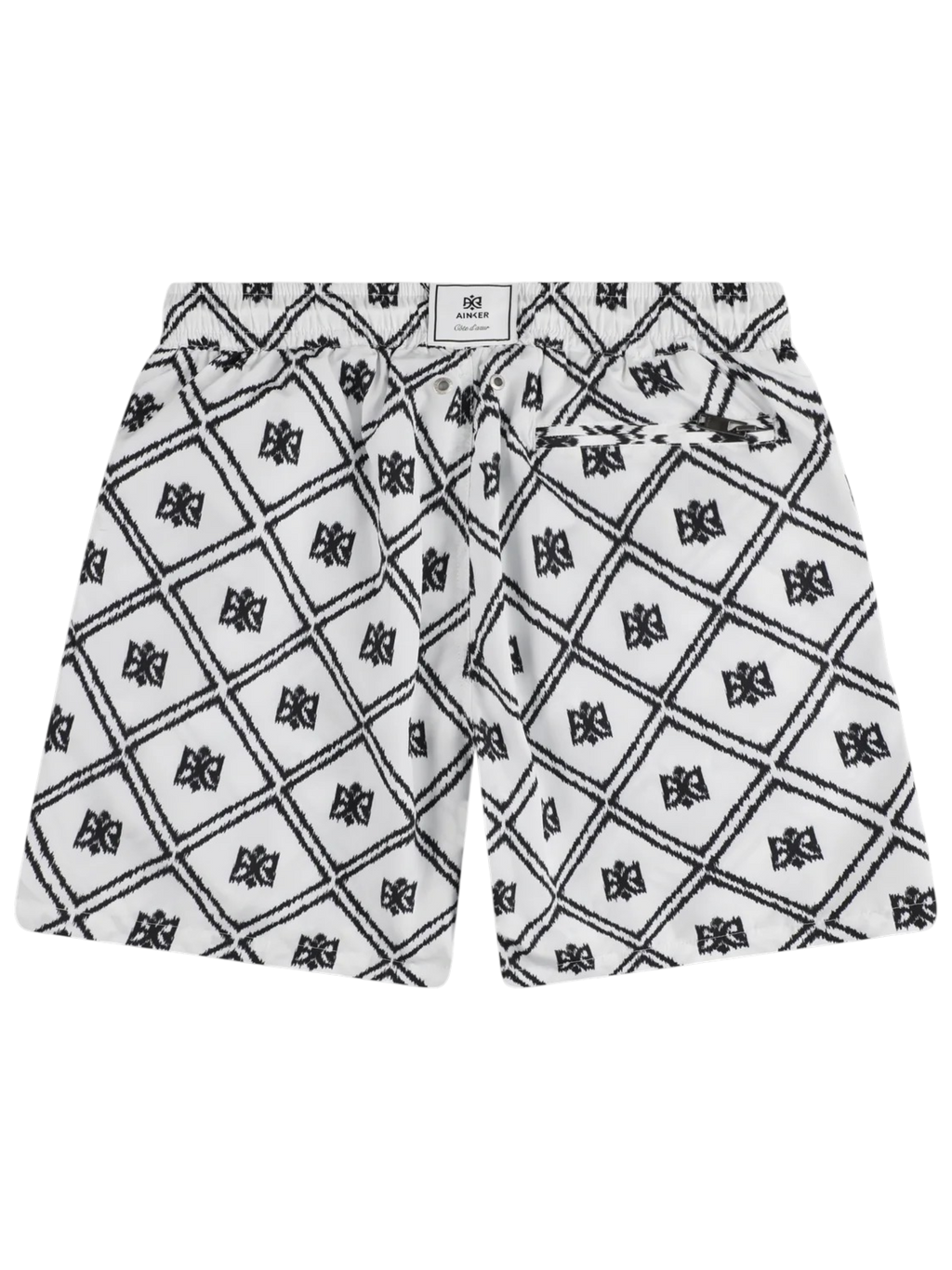 AINKER – Diamond 819 White Swimwear