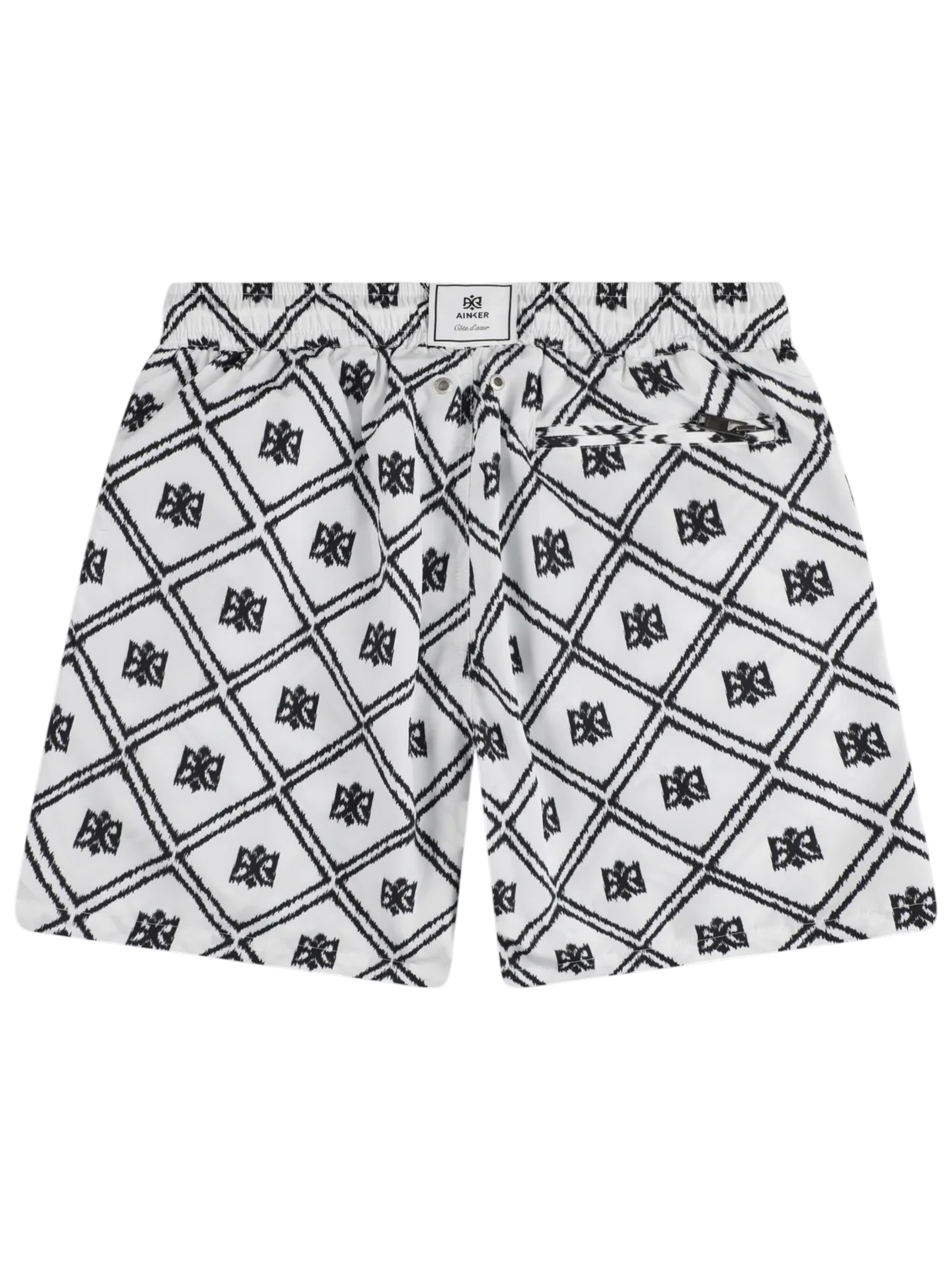AINKER – Diamond 819 White Swimwear