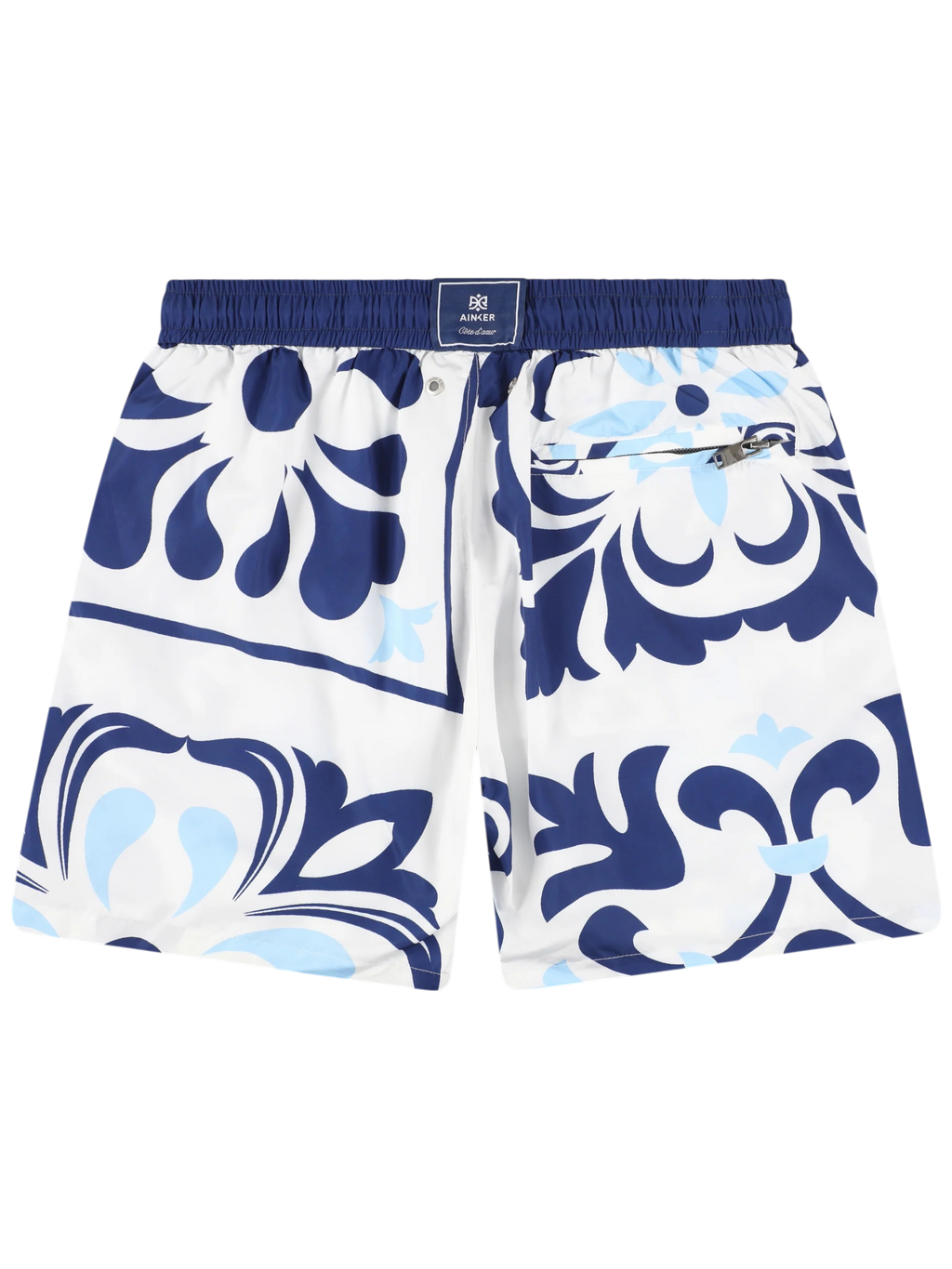 AINKER – Flower 824 Blue Swimwear