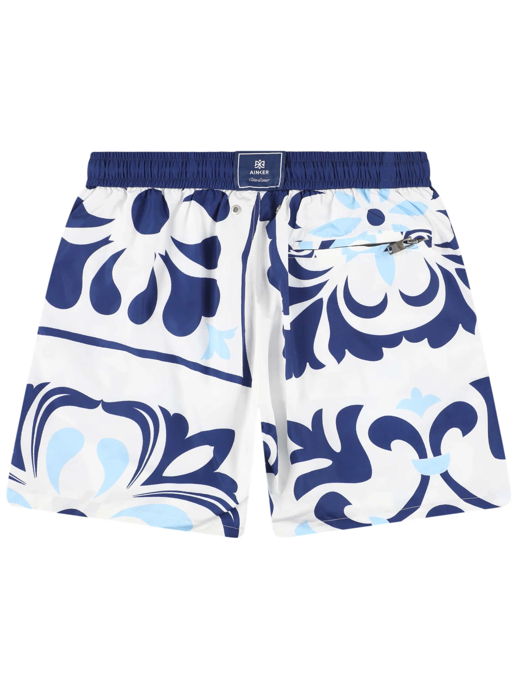 AINKER – Flower 824 Blue Swimwear