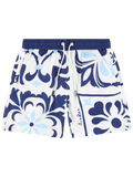 AINKER – Flower 824 Blue Swimwear