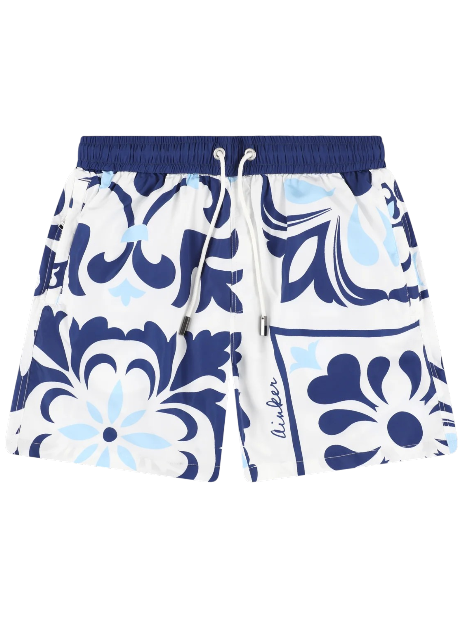 AINKER – Flower 824 Blue Swimwear