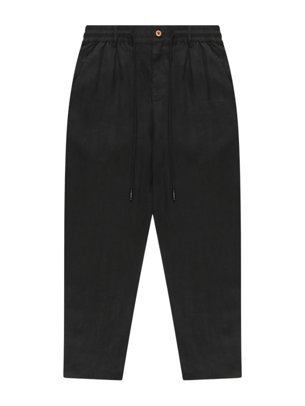 AINKER – Linen 777 Black Pants