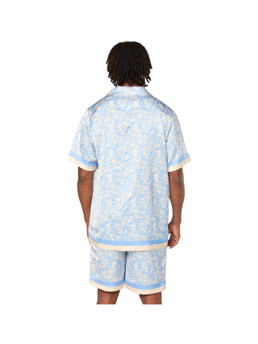 AINKER – Satin 839 Light Blue Short