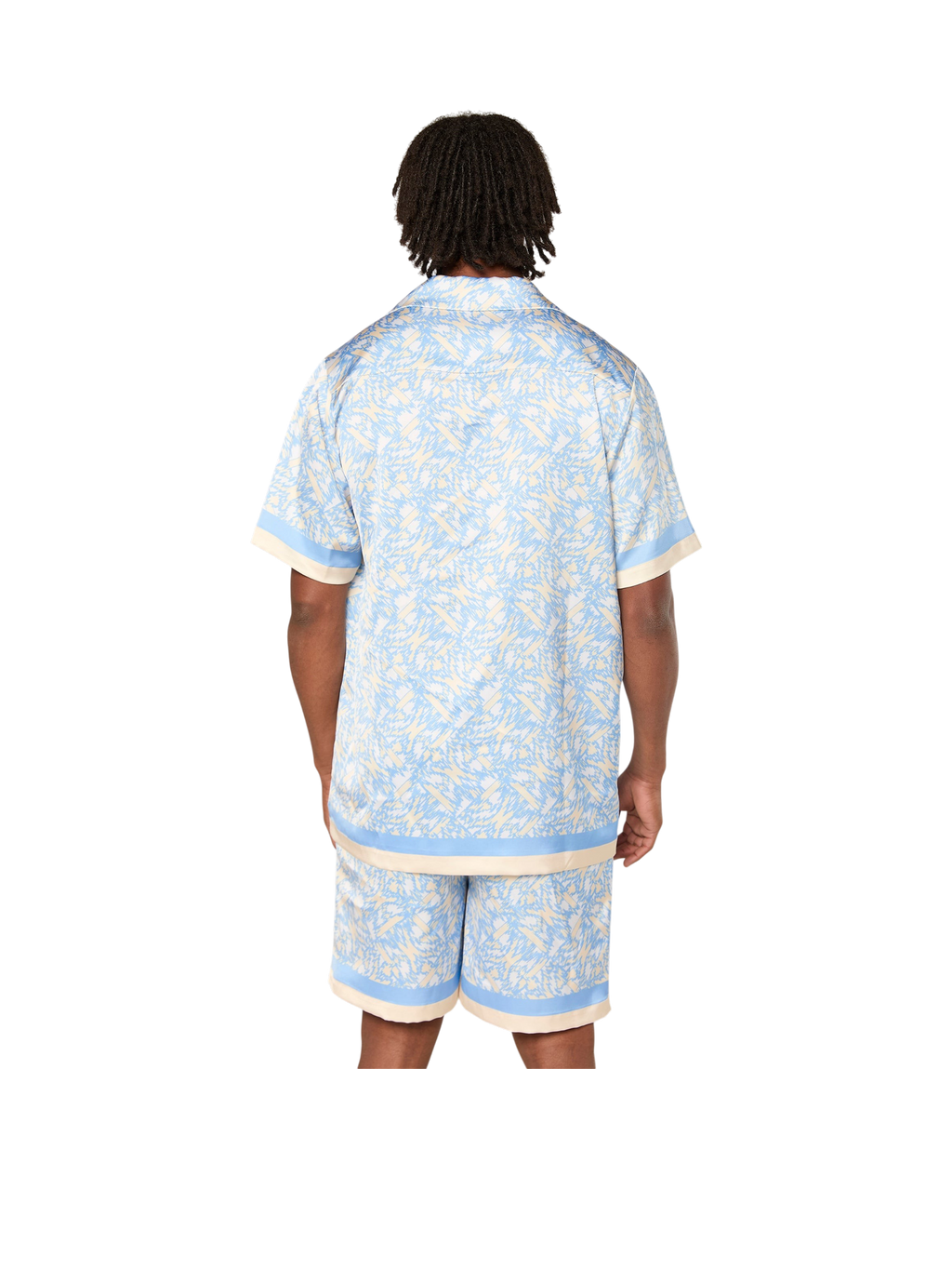 AINKER – Satin 839 Light Blue Shirt