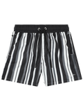 AINKER – Stripe 829 Black Swimwear