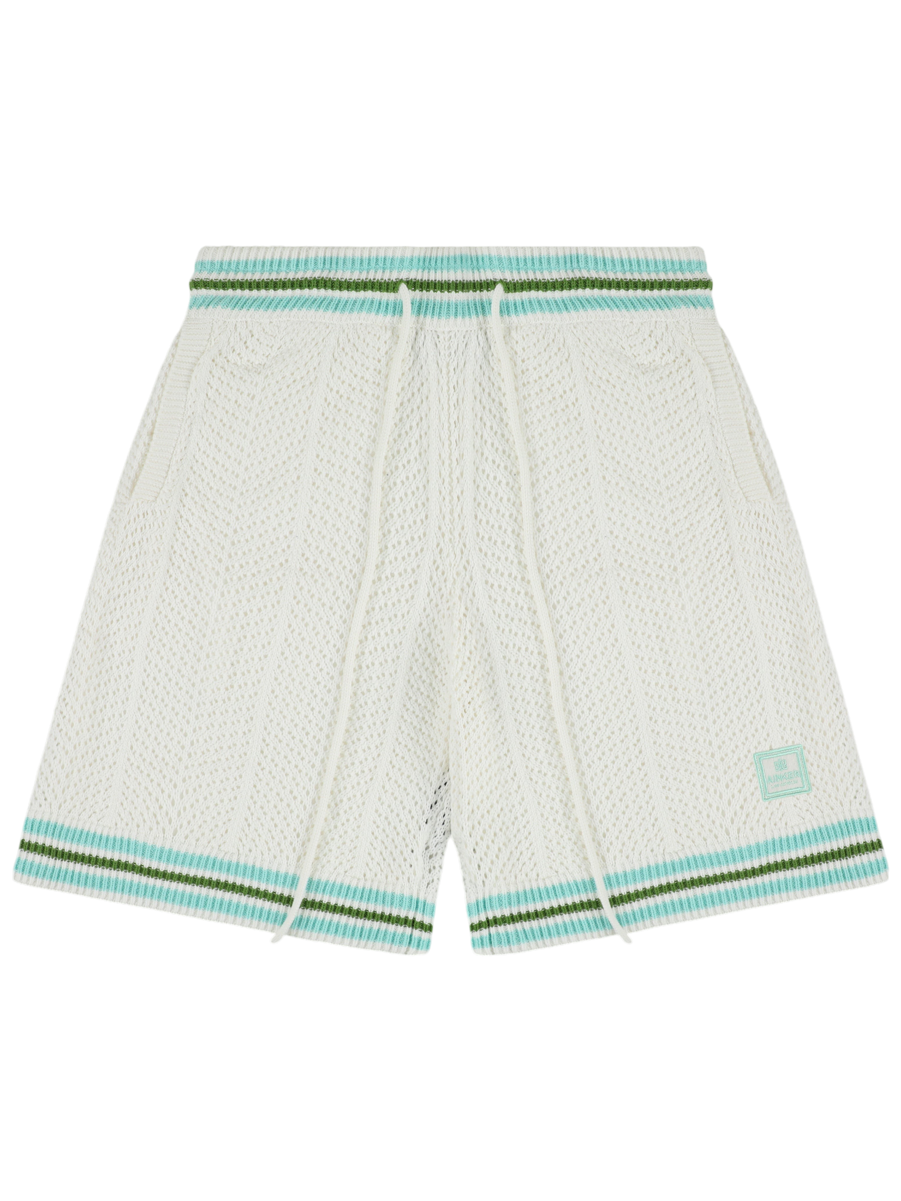 AINKER 802 White Knit Short Pant