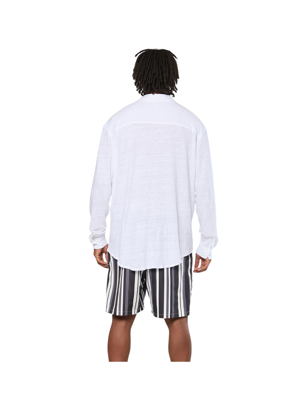 AINKER – Stripe 829 Black Swimwear