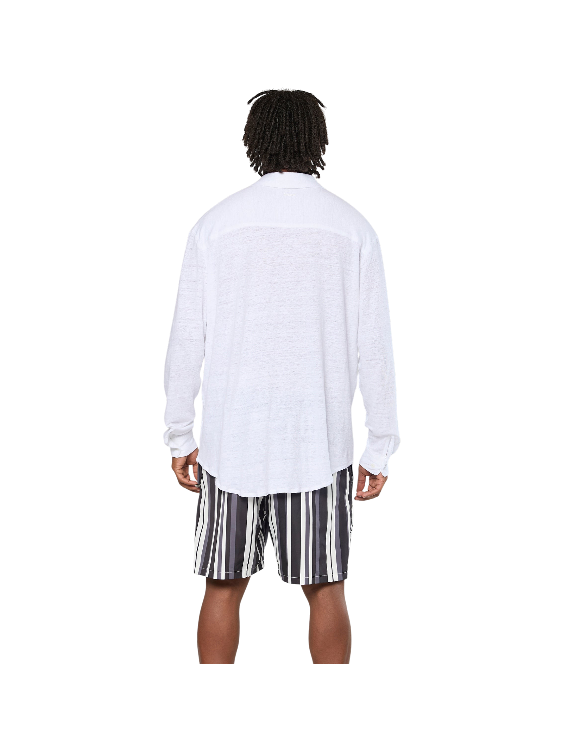 AINKER – Stripe 829 Black Swimwear