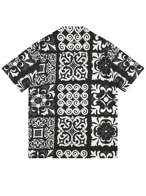 AINKER – Cotton Poplin 840 Black Shirt