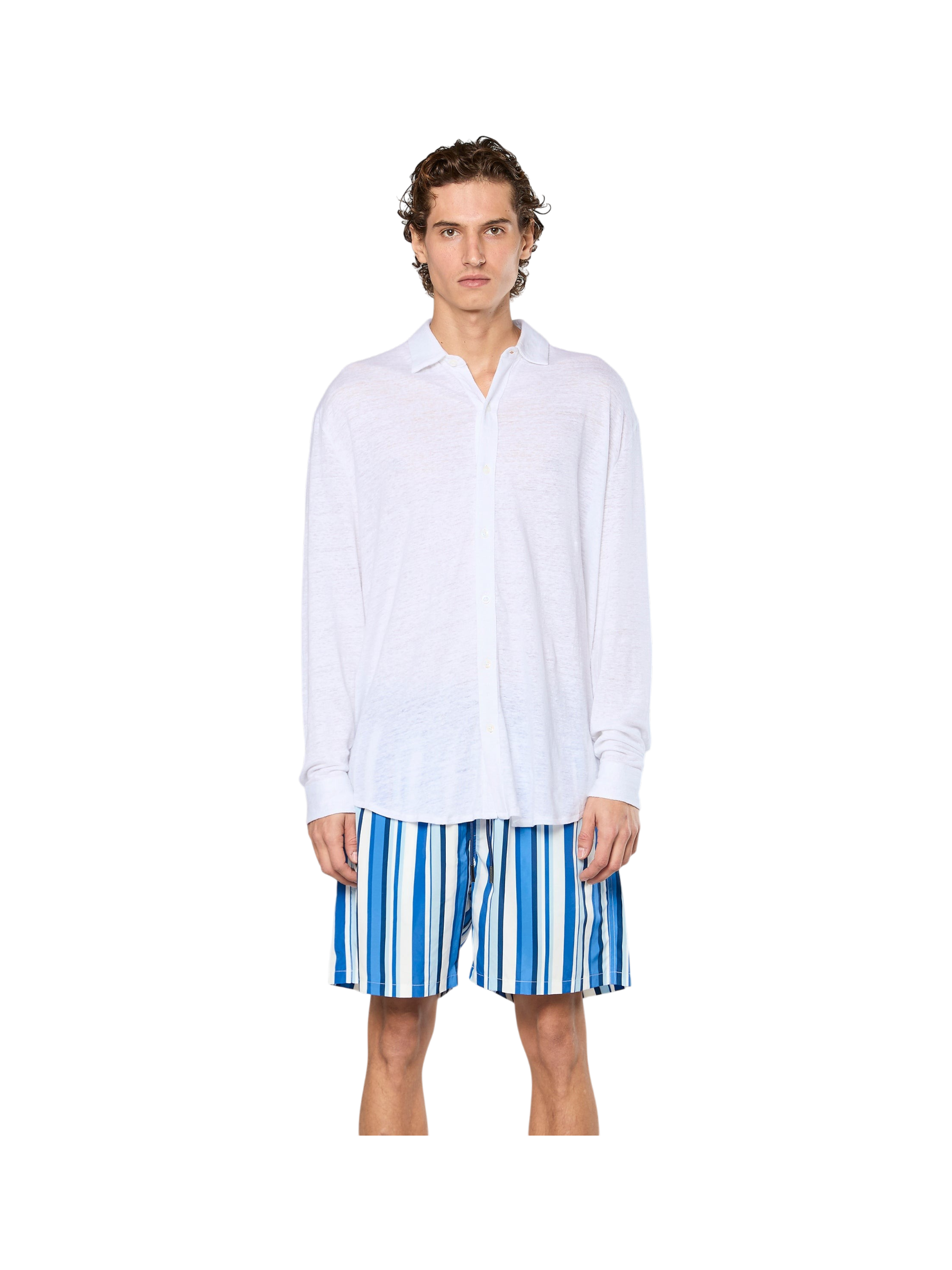 AINKER – Stripe 829 L.Blue Swimwear