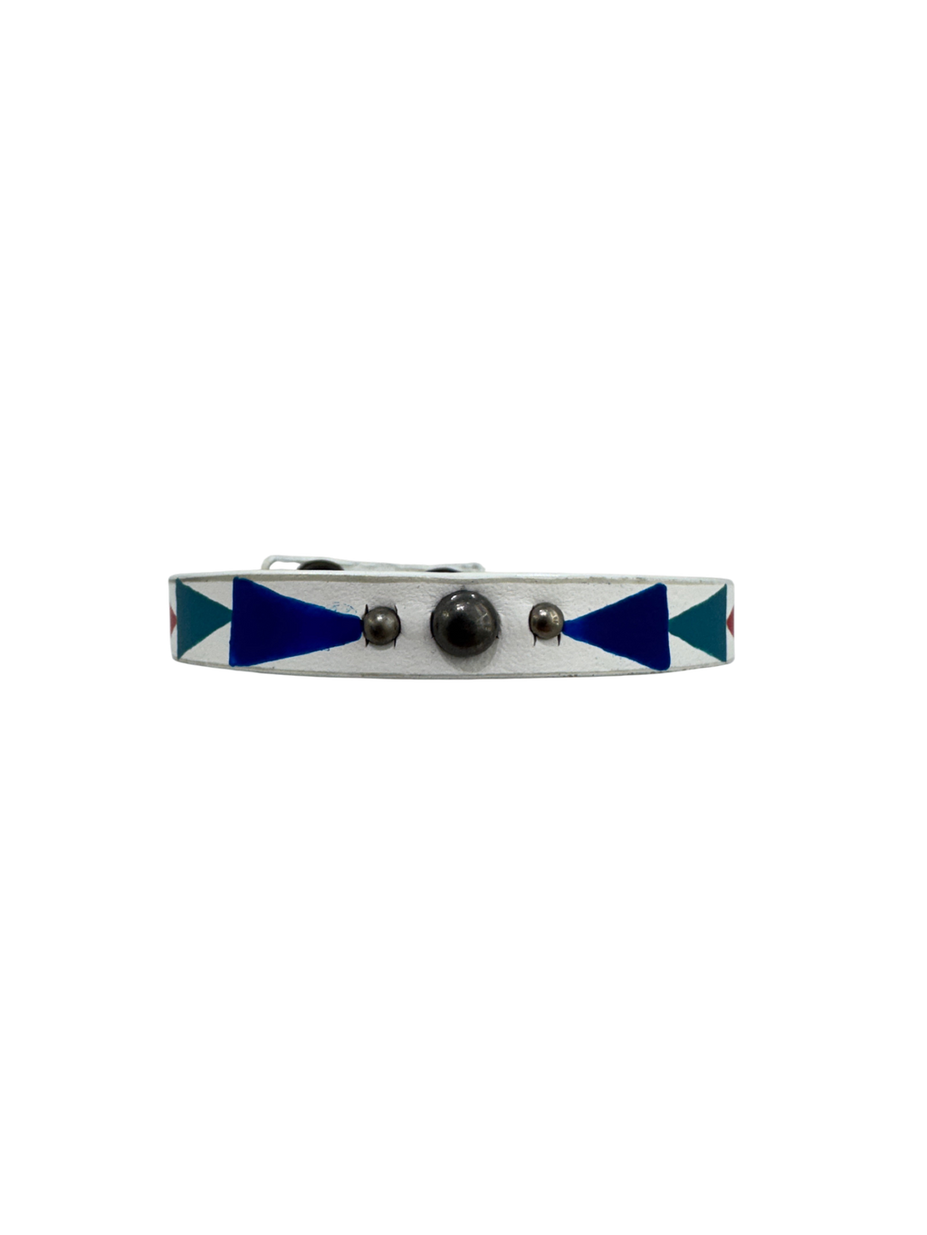 HTC PREMIUM BRACELET WHITE STUDS AND FLAGS