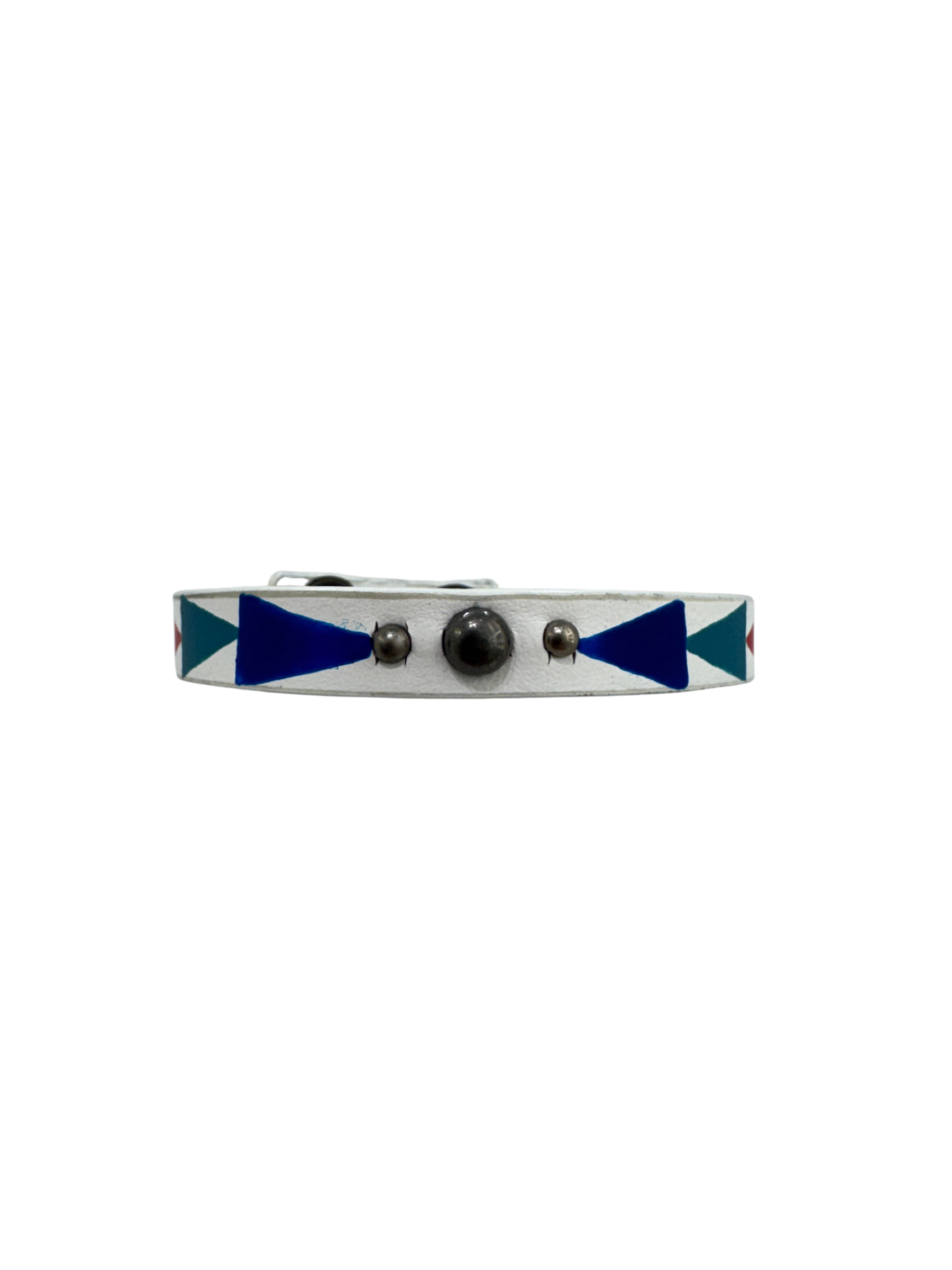 HTC PREMIUM BRACELET WHITE STUDS AND FLAGS