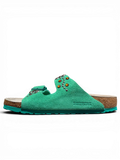 HTC x BIRKENSTOCK Arizona SFB Suede Color Green