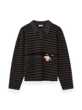 House Of Errors Knitted Peeping Rugby Black/Grey