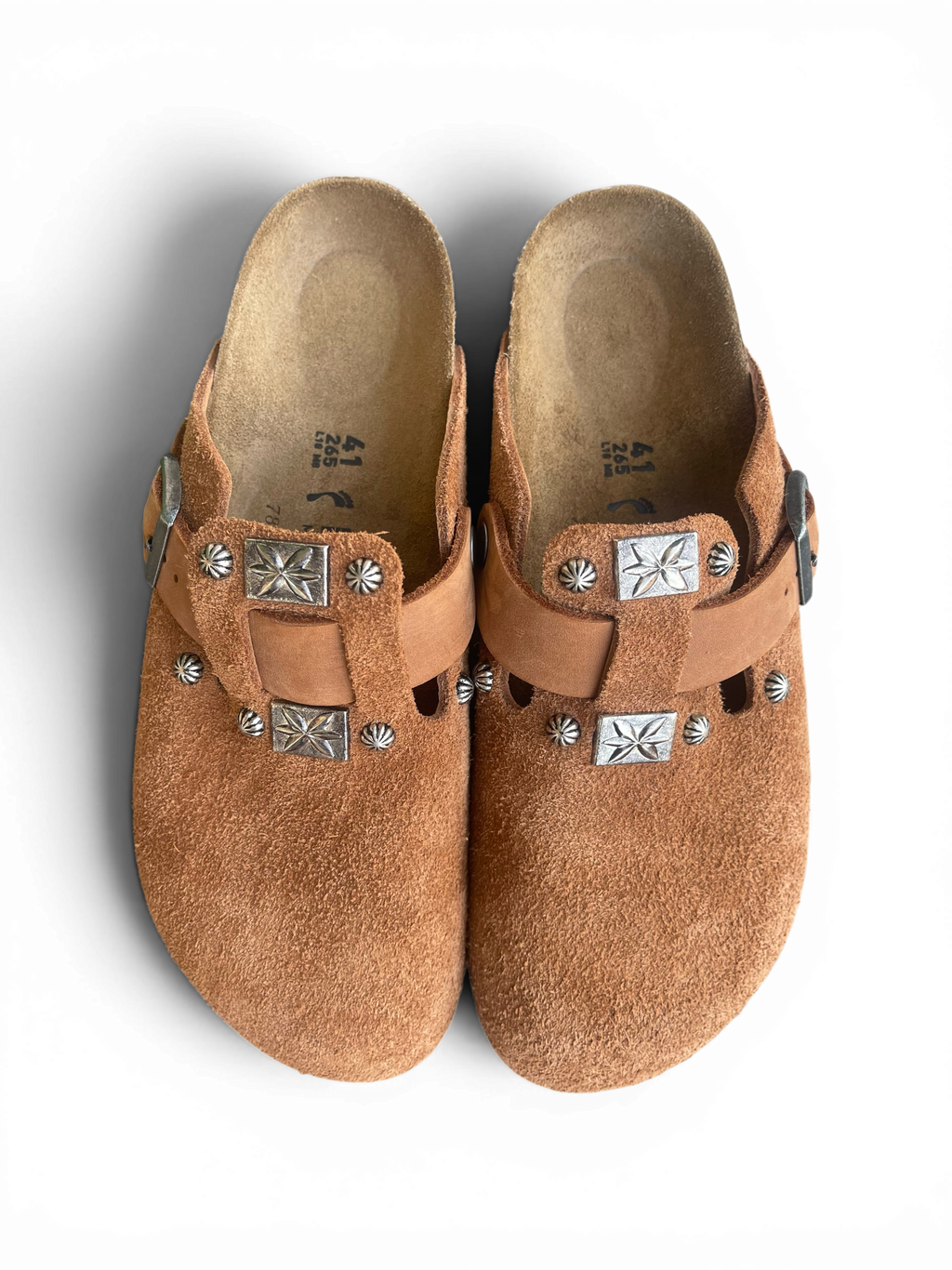 HTC X BIRKENSTOCK BOSTON COGNAC SUEDE