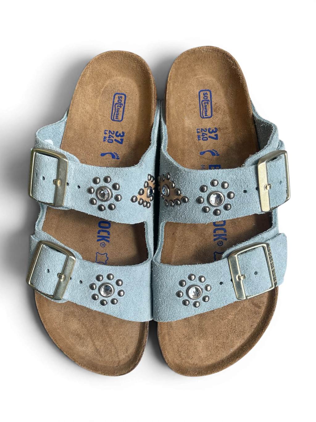 HTC x BIRKENSTOCK Arizona SFB Suede2 Light Blue