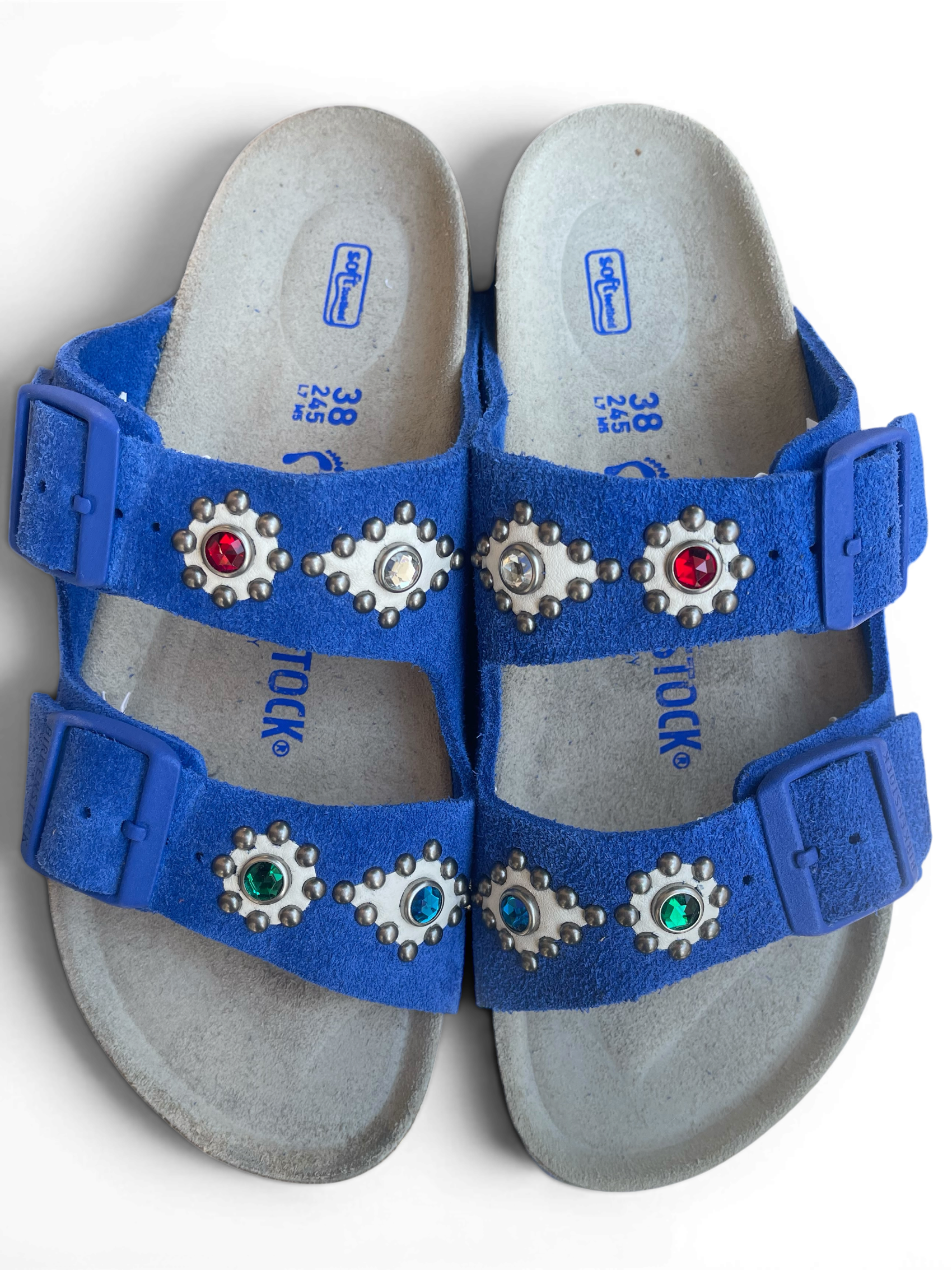 HTC x BIRKENSTOCK ARIZONA RHOMBUS BLUE