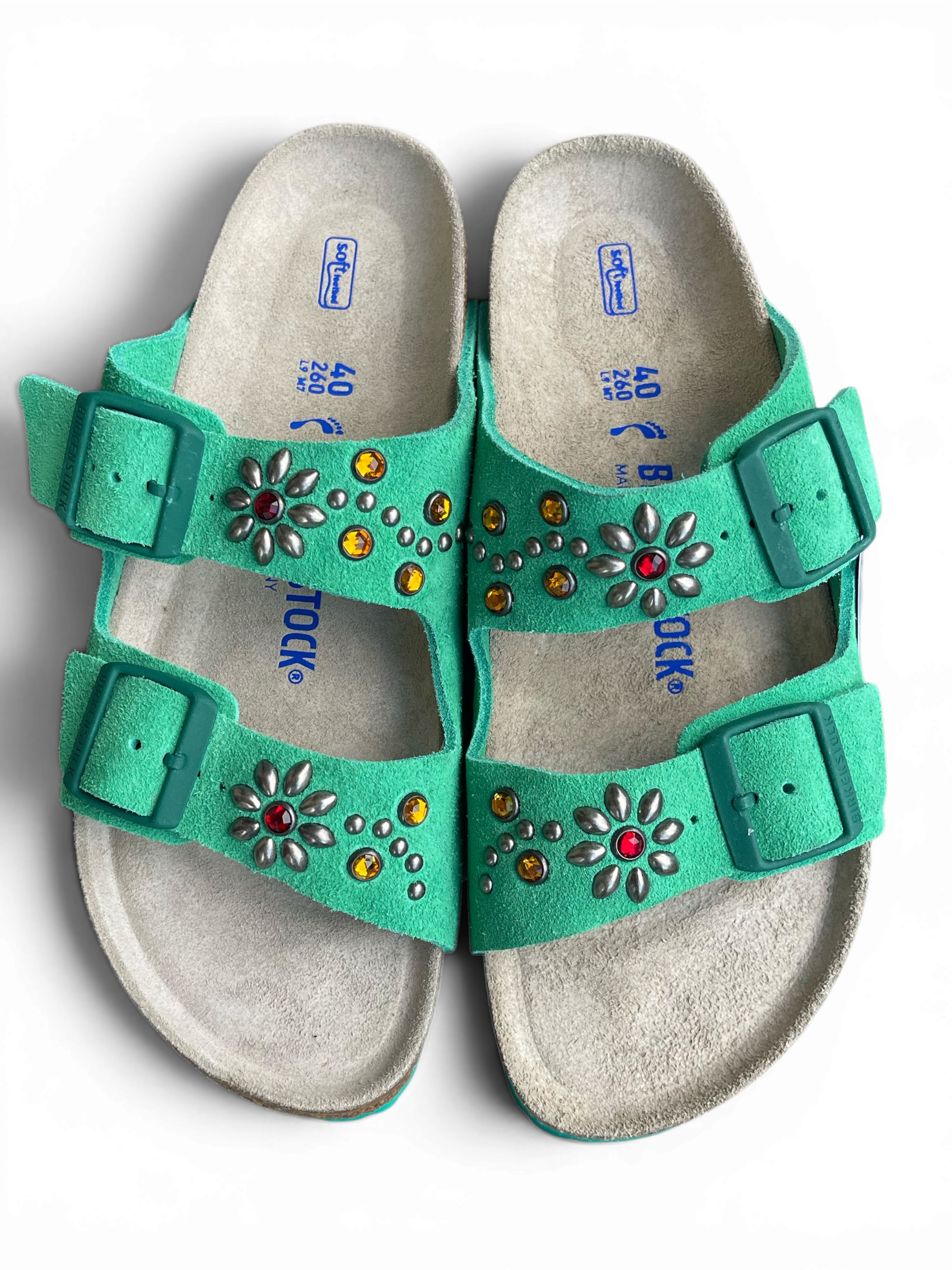 HTC x BIRKENSTOCK Arizona SFB Suede Color Green