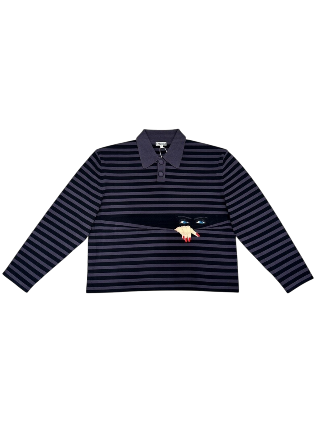 House Of Errors Knitted Peeping Rugby Black/Grey