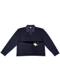 House Of Errors Knitted Peeping Rugby Black/Grey