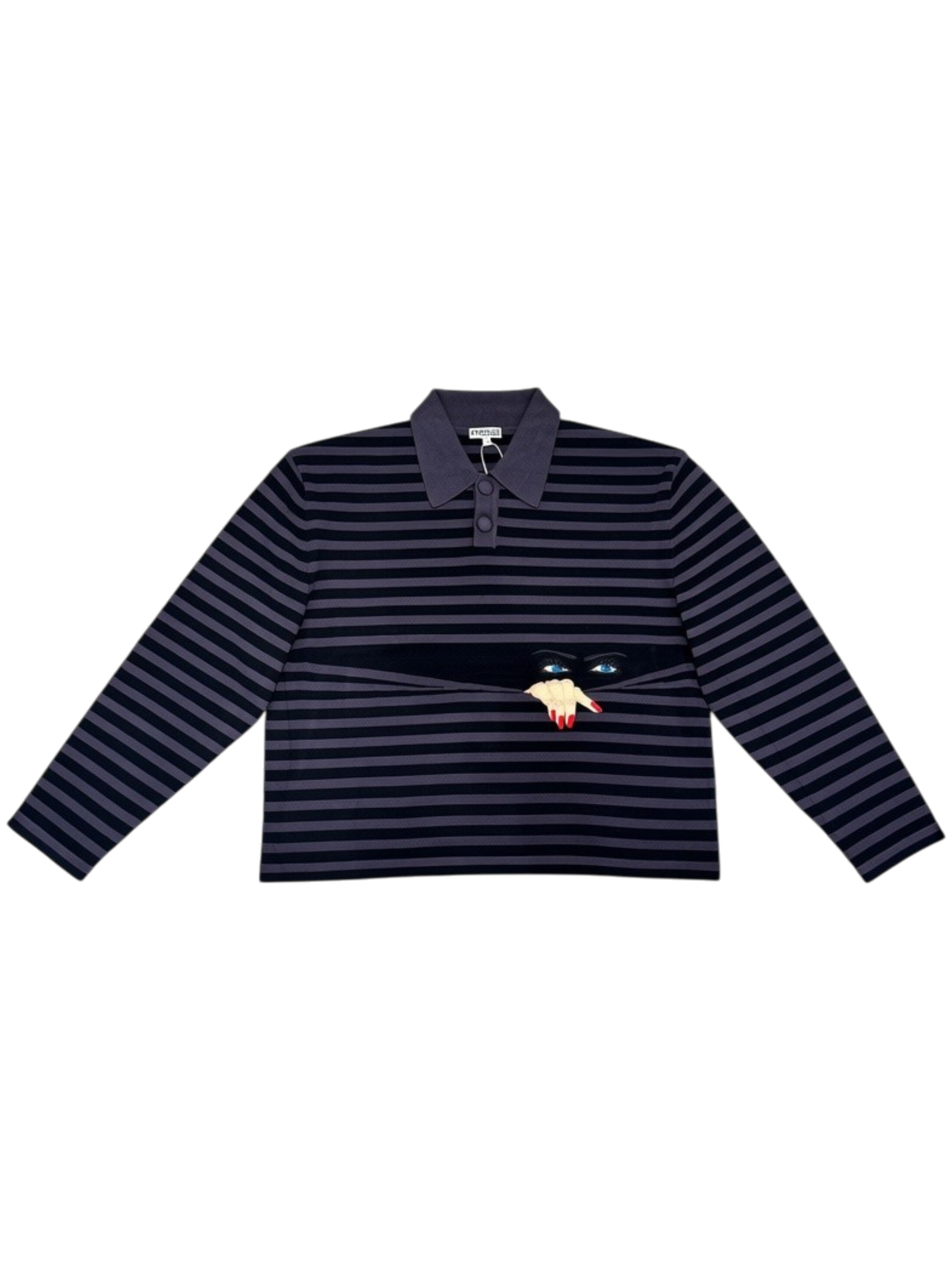 House Of Errors Knitted Peeping Rugby Black/Grey