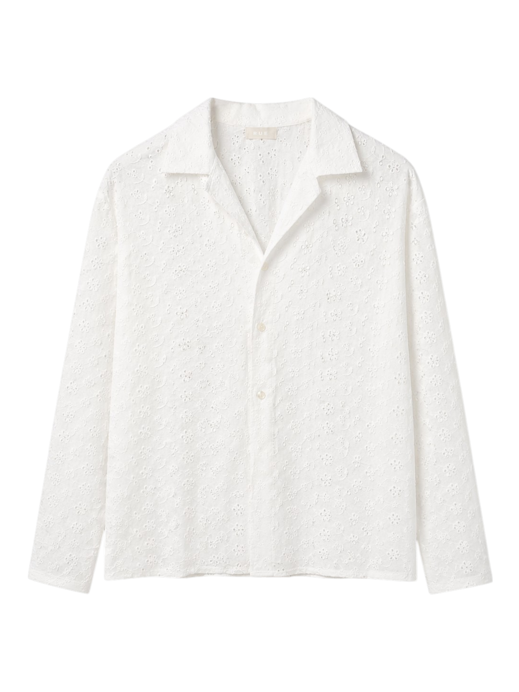 RUE Blanc Soleil White Long sleeve shirt