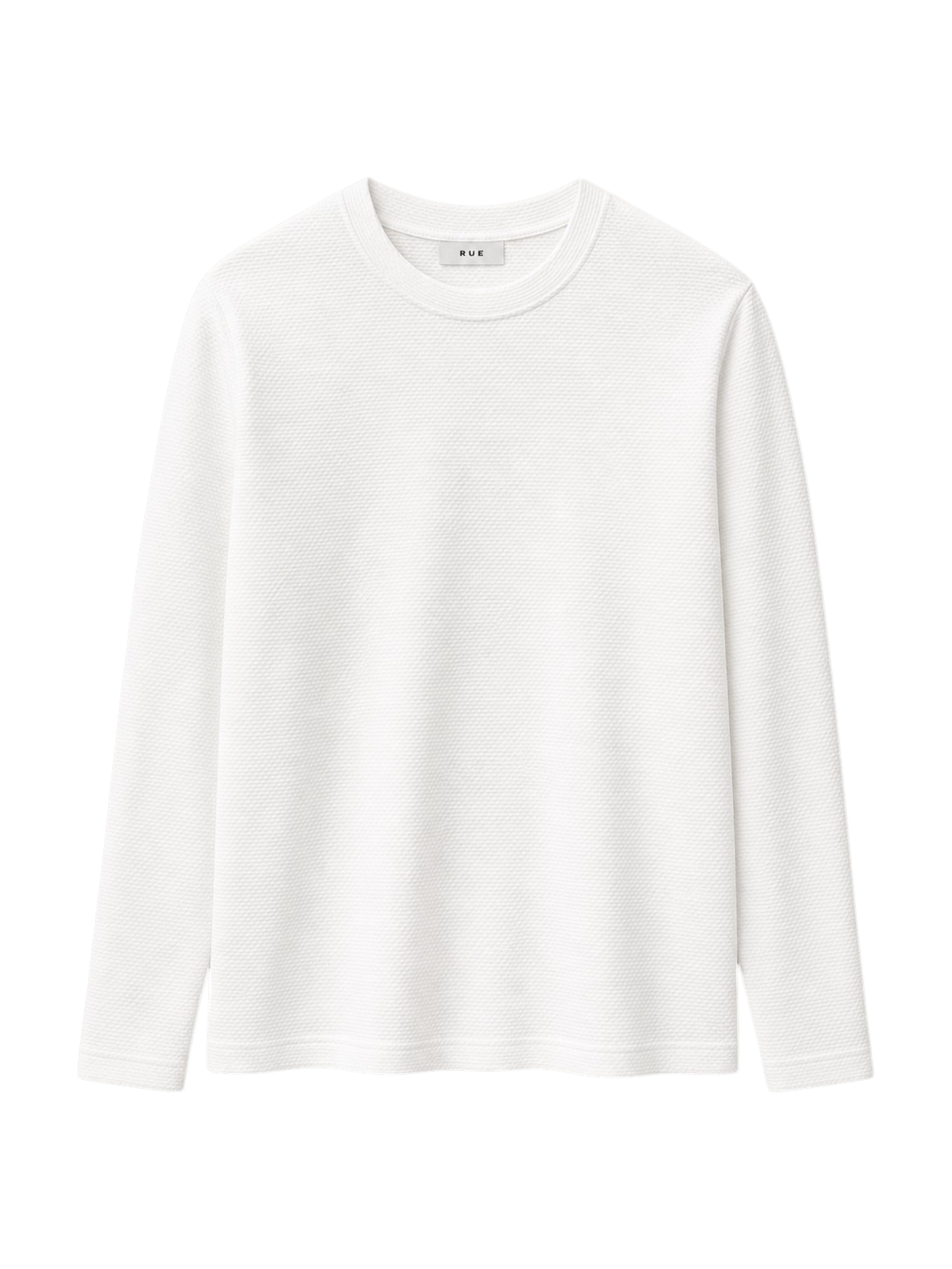 RUE Longsleeve Waffle White