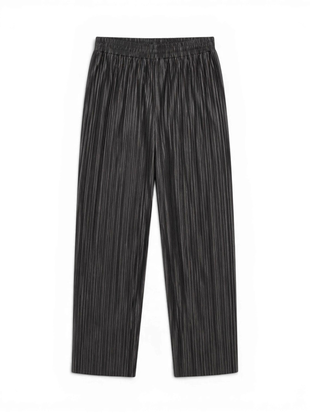 RUE Plissè deep coal Black Relaxed Pants