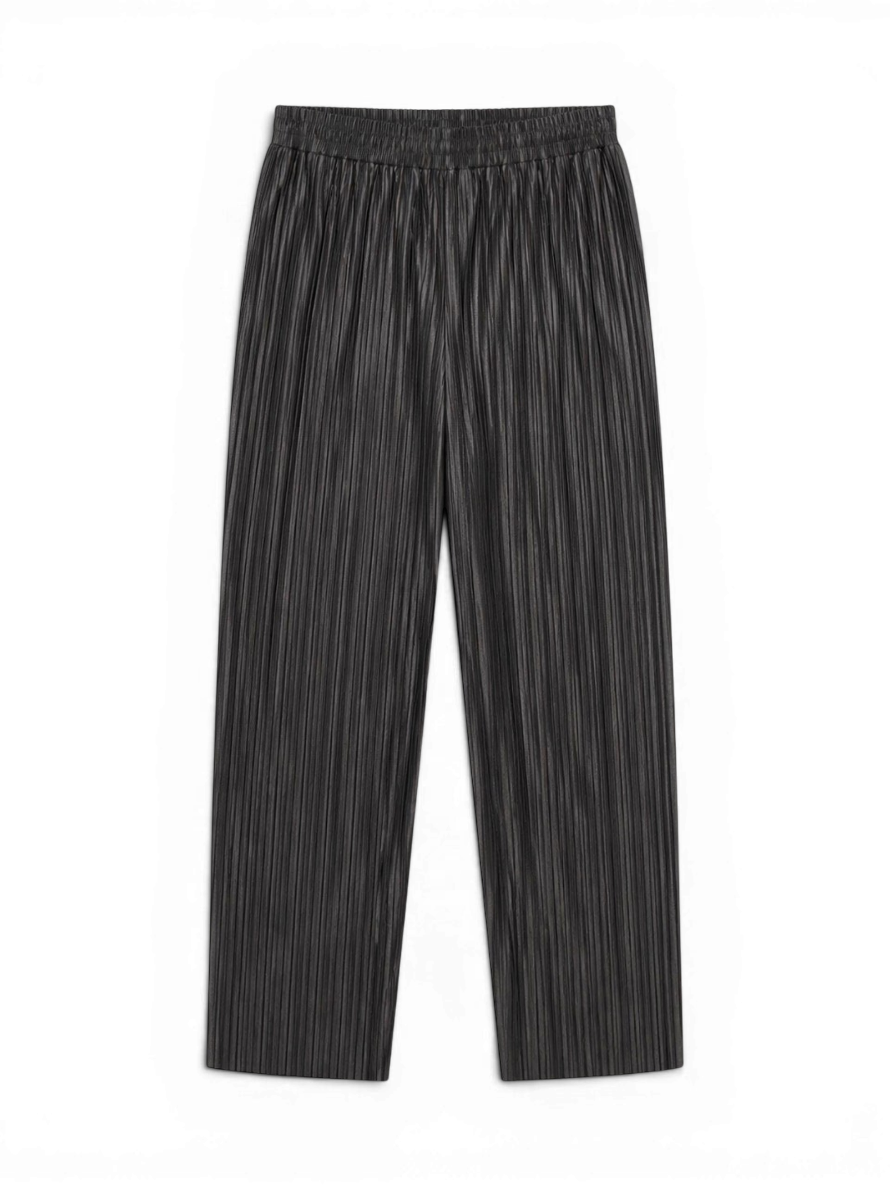 RUE Plissè deep coal Black Relaxed Pants