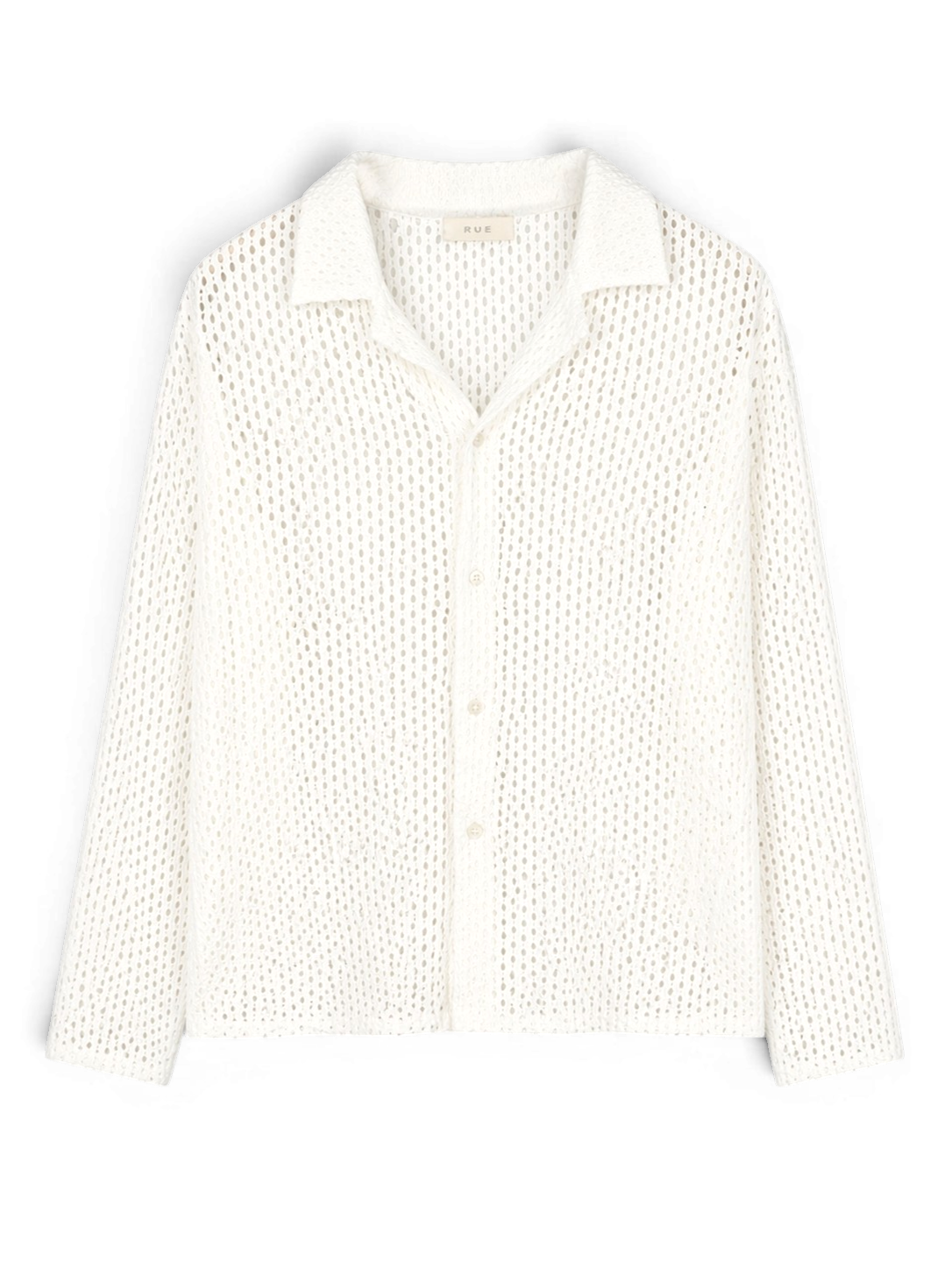 RUE Textured Breath Shirt White