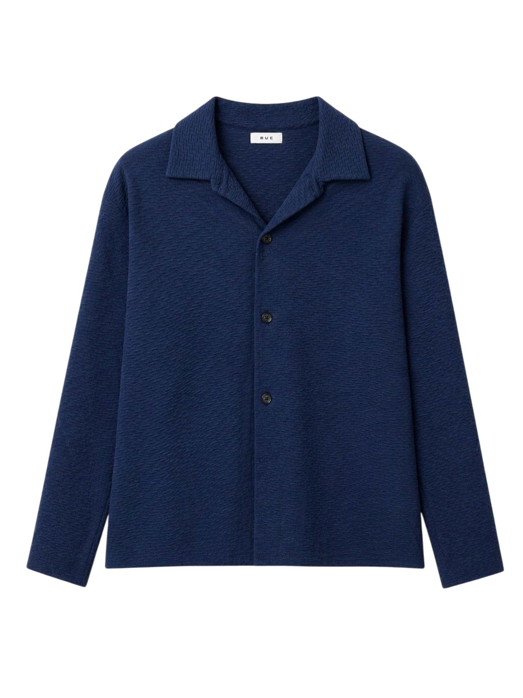 RUE Textured Midnight blue Shirt