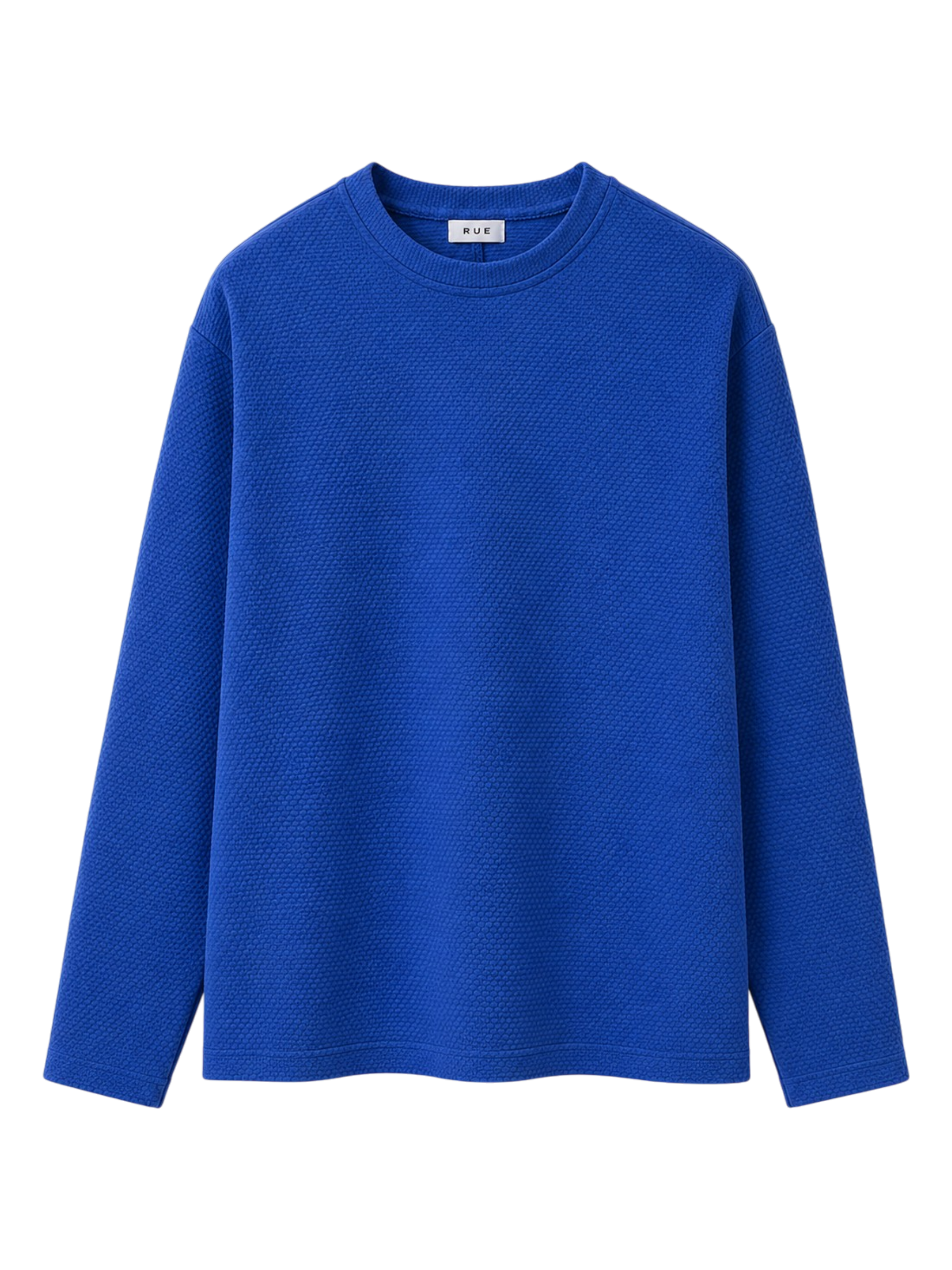 RUE Waffle longsleeve light blue