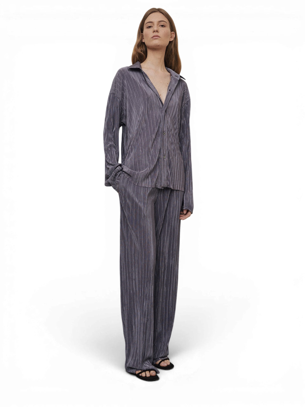 RUE Plissé Nocturne Long sleeve Shirt