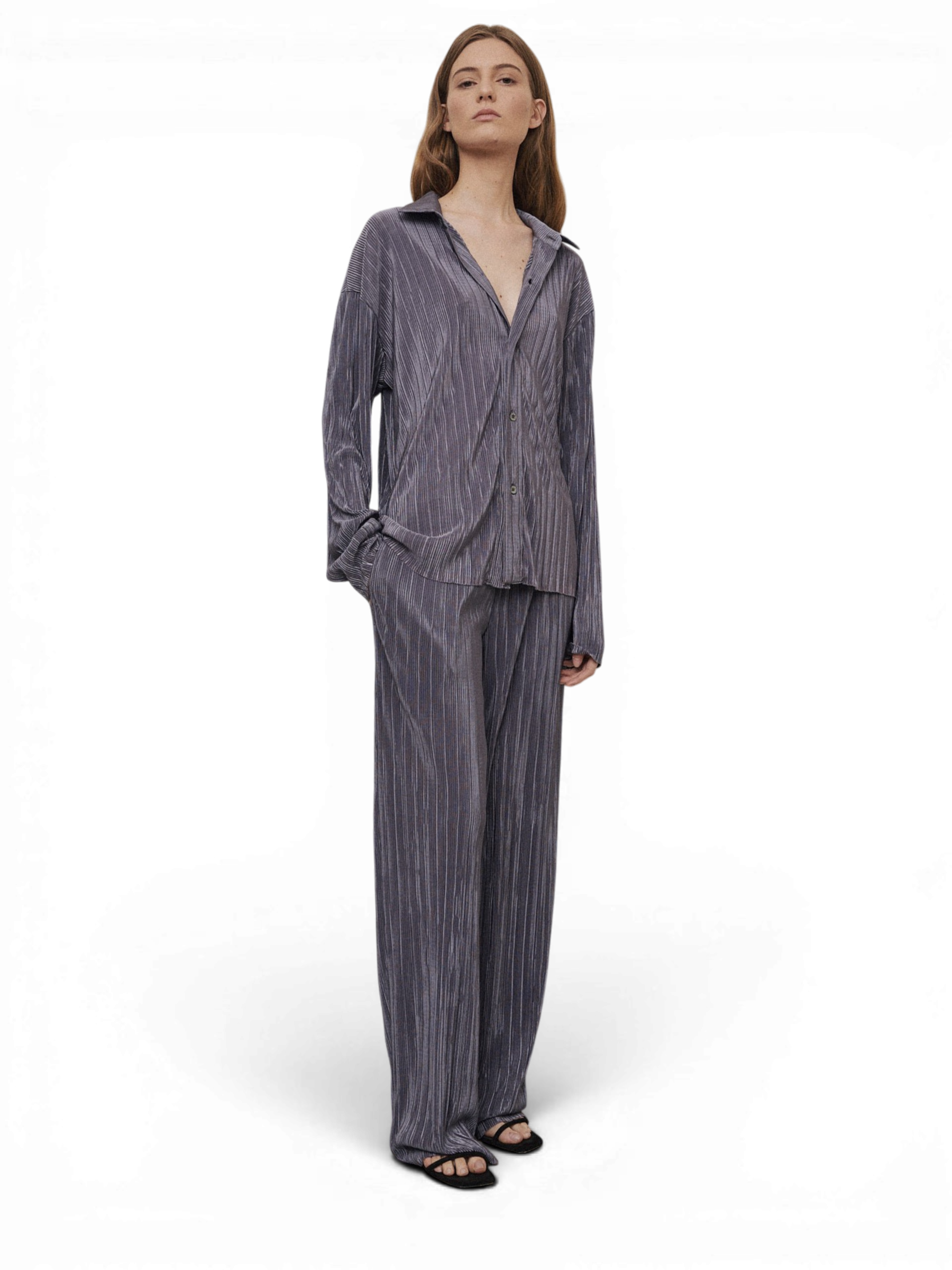 RUE Plissé Nocturne Long sleeve Shirt