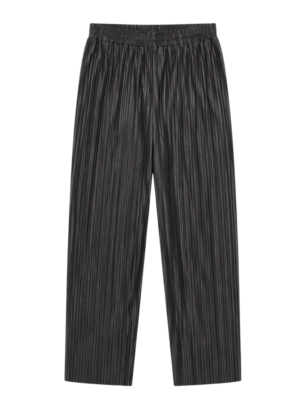 RUE Plissè deep coal Black Relaxed Pants