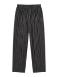 RUE Plissè deep coal Black Relaxed Pants