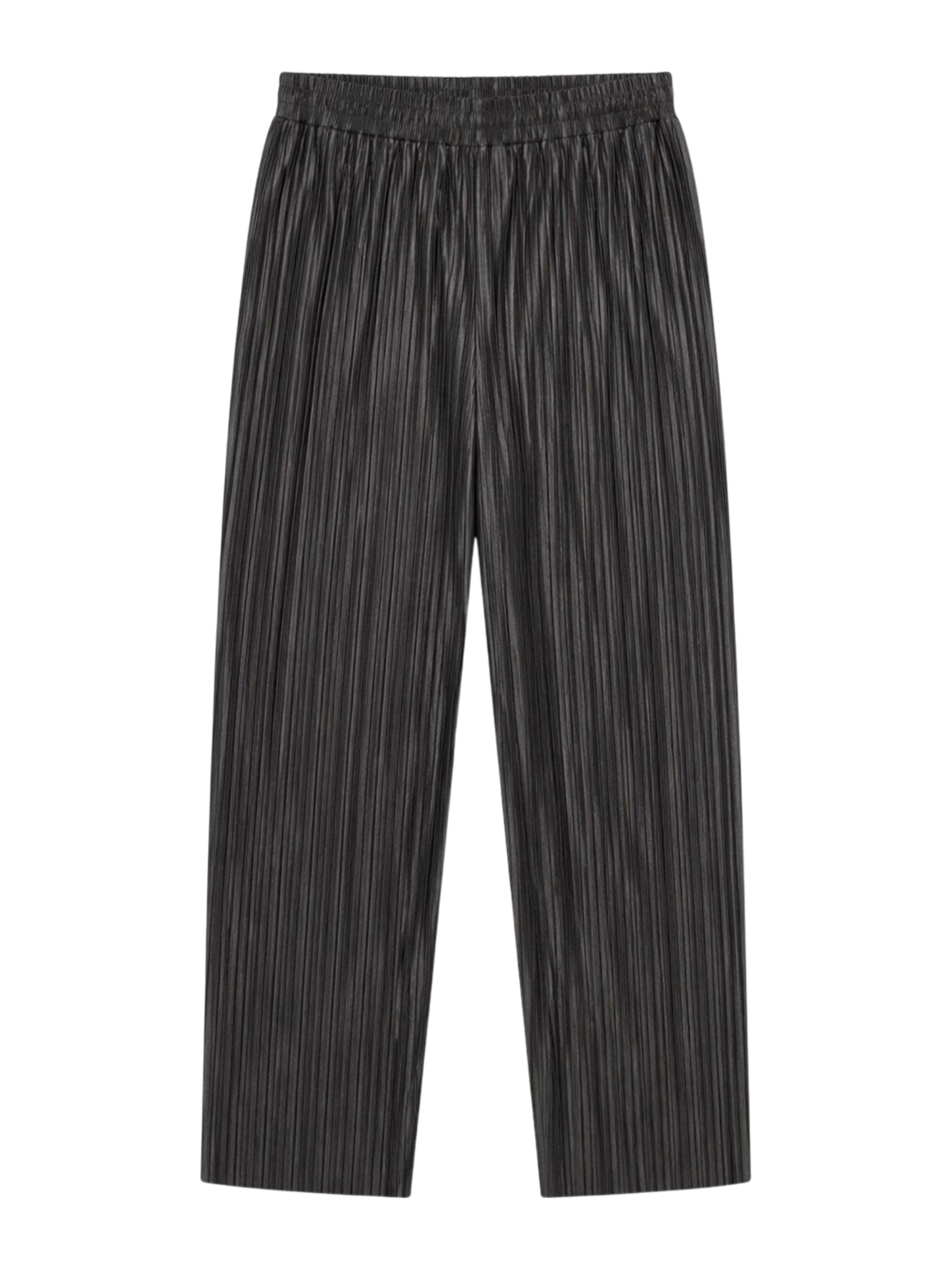 RUE Plissè deep coal Black Relaxed Pants