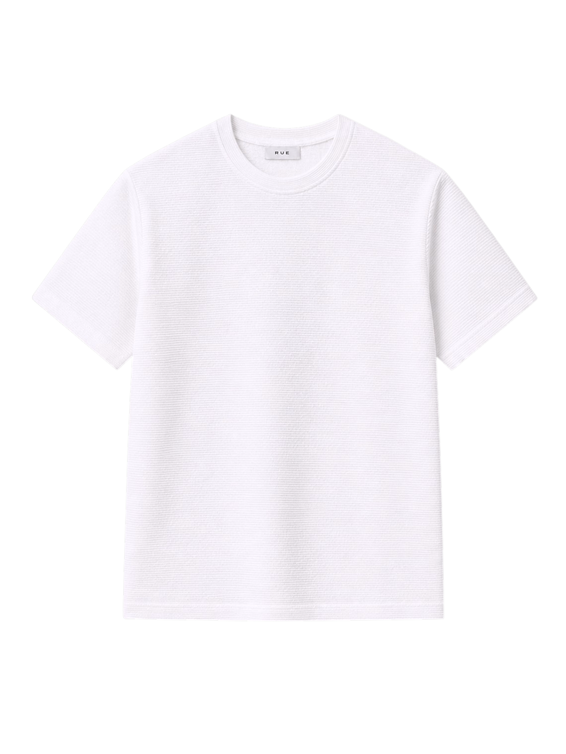RUE waffle T-shirt White