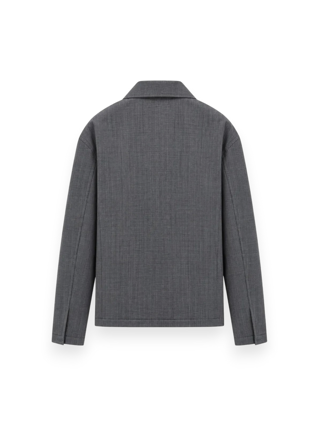 Rold Skov Zip Up Slim Shirt Stripes