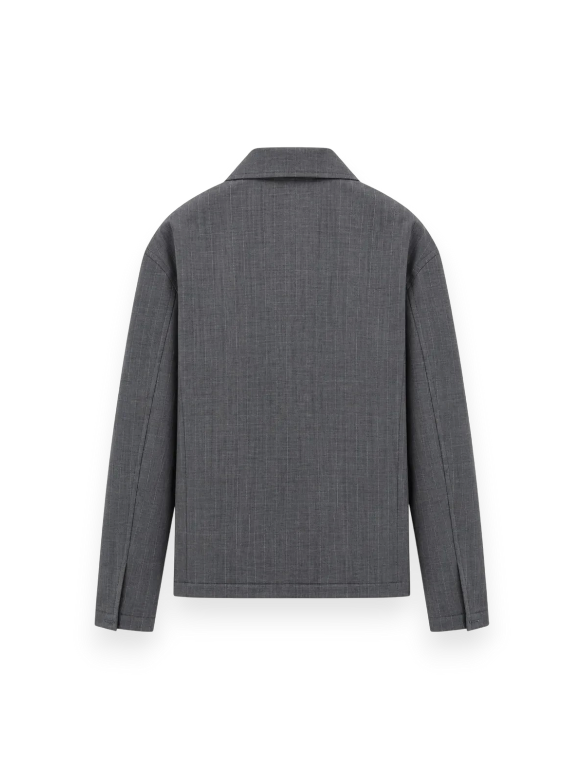 Rold Skov Zip Up Slim Shirt Stripes