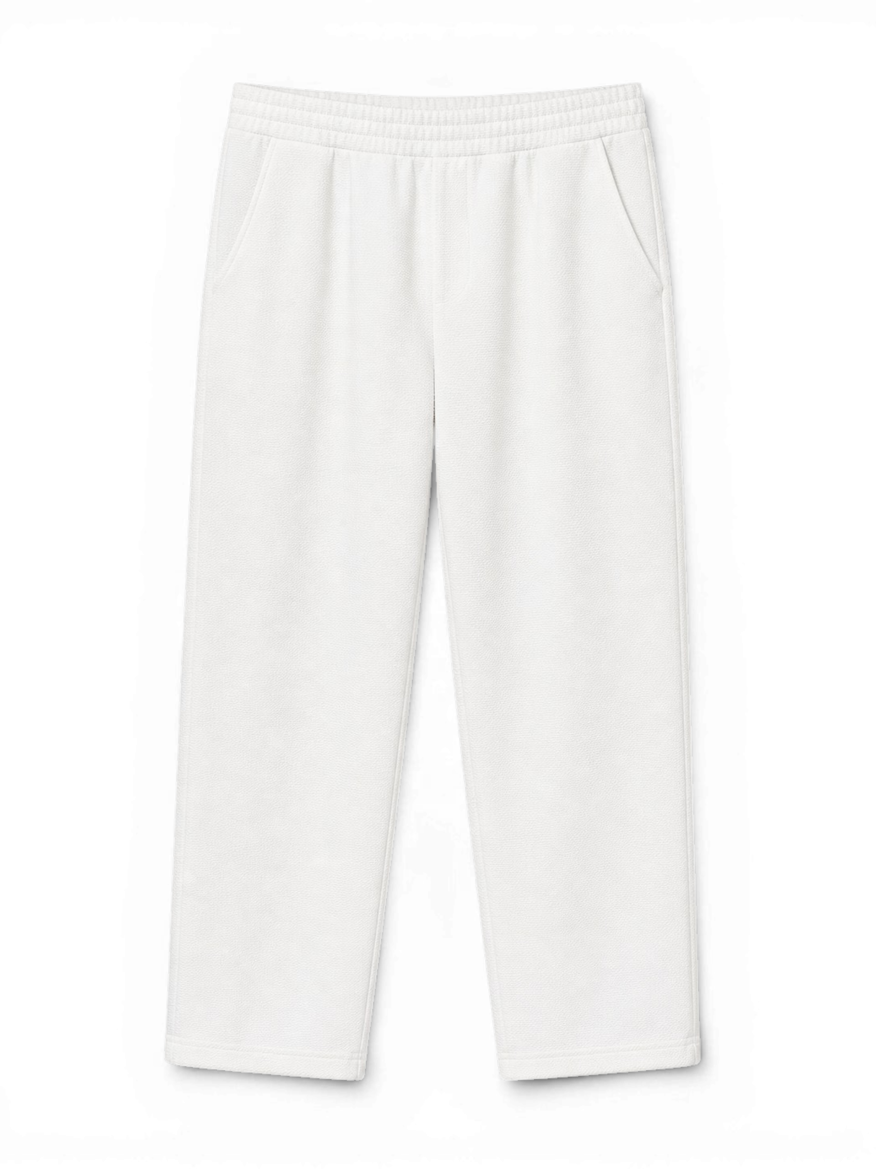 RUE Waffle Sweatpants White