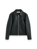 Sunflower – Short Leather Jacket 999 Black