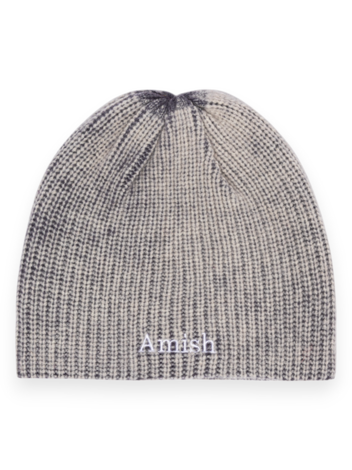 Amish Beanie Hat In Wool Grey